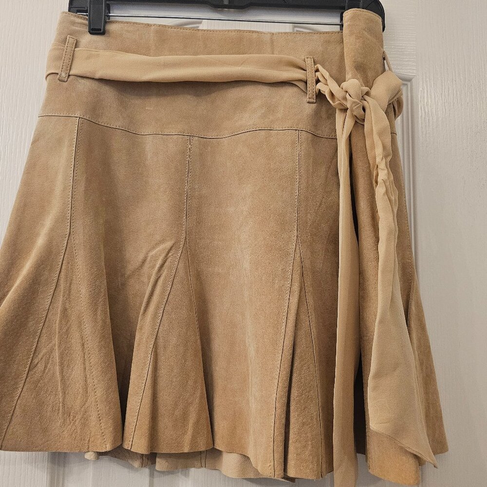 Leather skirt
